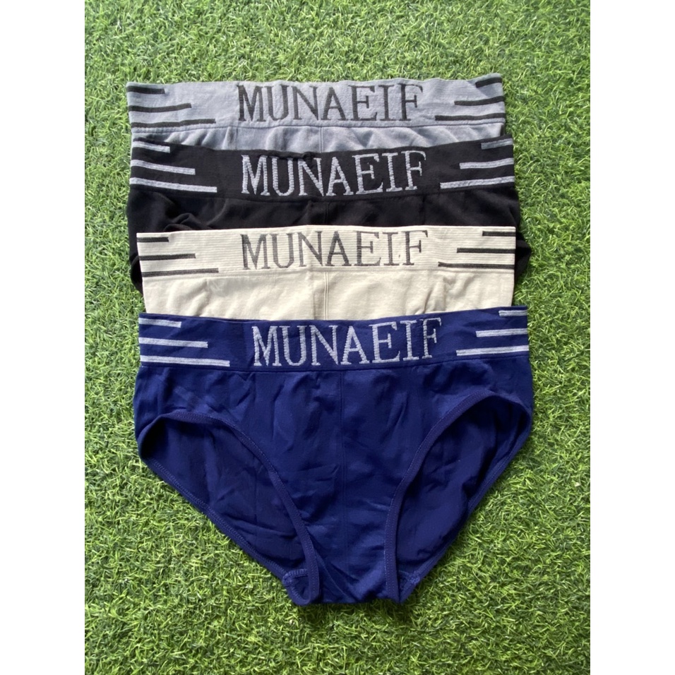 Quần Sịp Nam Tam Giác Munaeif, Chất Cotton Co Giãn Không Đường May Thoáng Mát