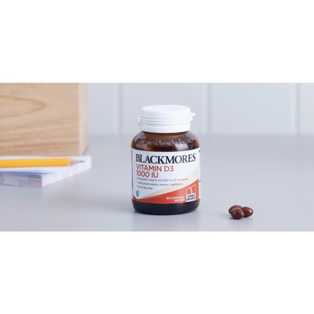 Viên uống bổ sung Vitamin D3 1000IU Blackmores 60 viên
