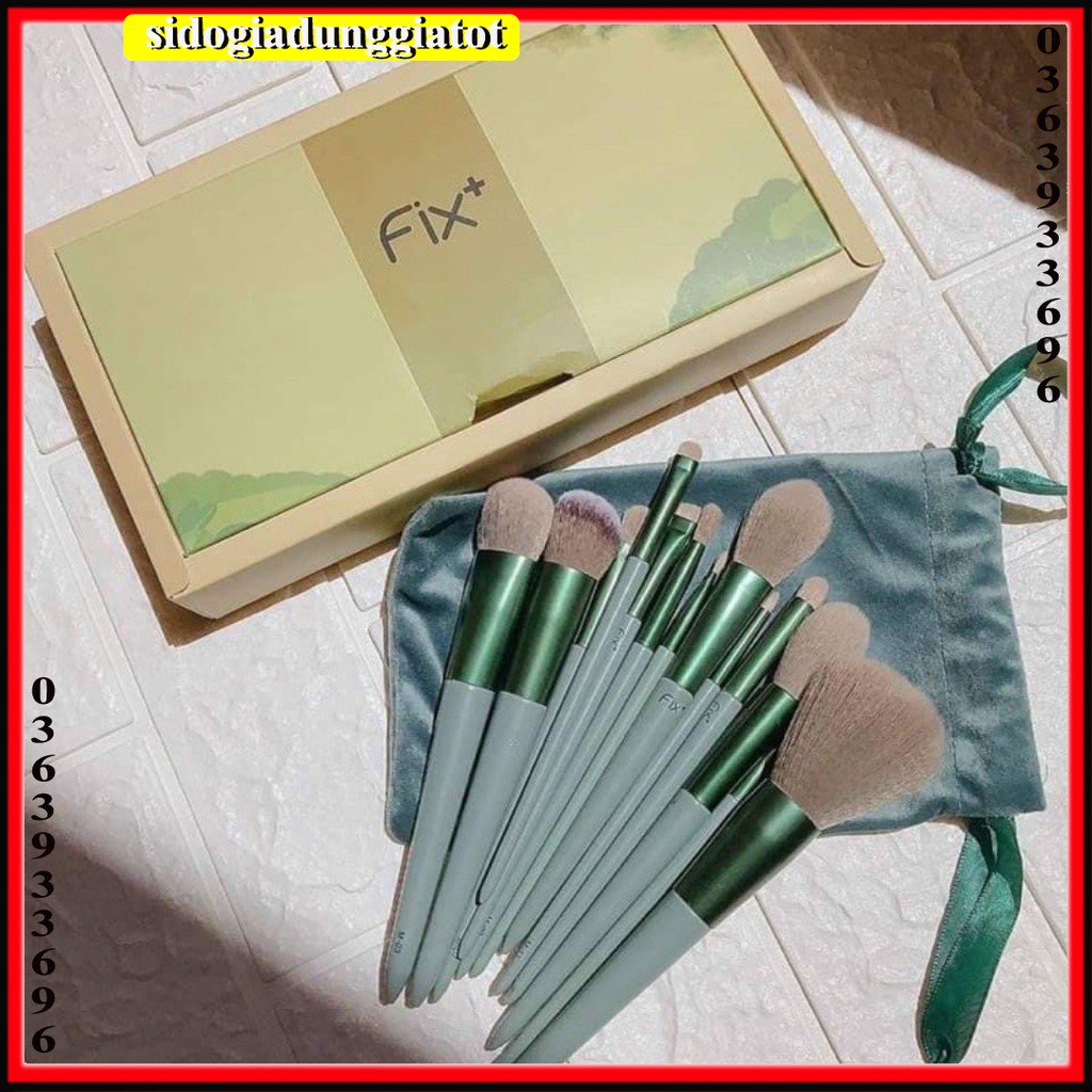 Cọ trang điểm chuyên nghiệp - Cọ makeup Fix 13 món full box - SĐGDGT