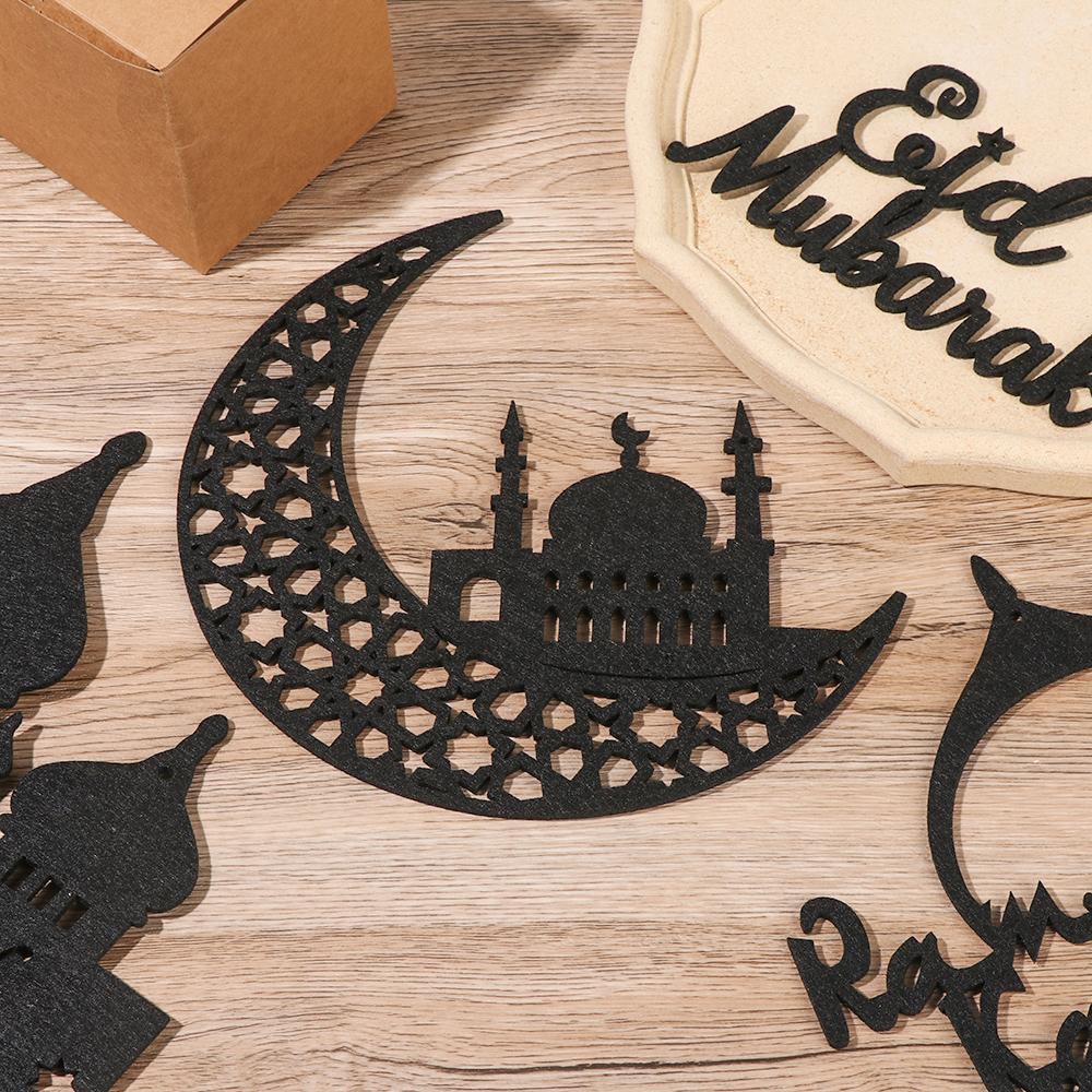 Thẻ Treo Trang Trí Họa Tiết Eid Mubarak Phong Cách Hồi Giáo Độc Đáo DIY