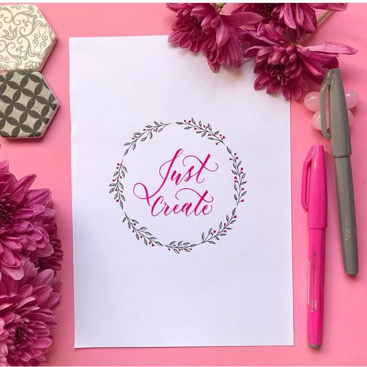 Bút viết thư pháp Pentel Touch Pentel brush sign pen Calligraphy hàng chính hãng