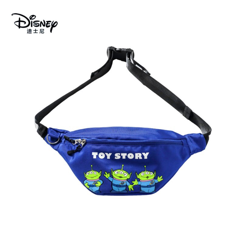 Genuine ủy quyền Disney Mickey Cartoon dễ thương Toy Story đa chức năng thời trang Trend Polyester Belt Bag