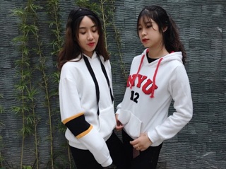 Áo nỉ mũ 