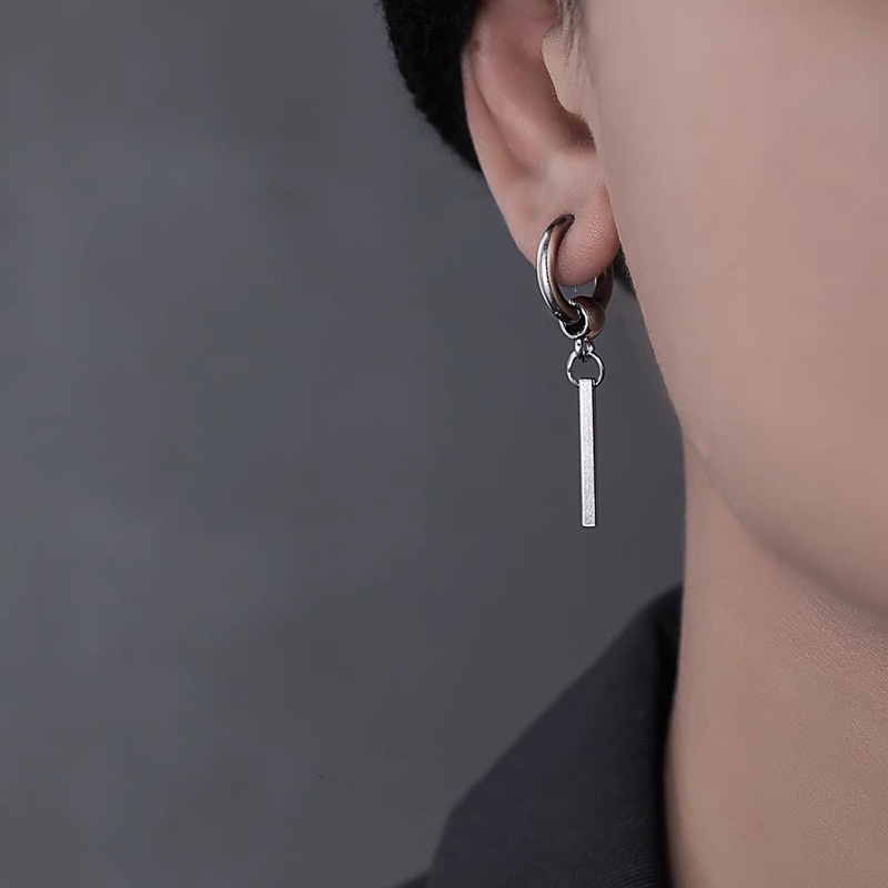 Khuyên tai ONER Thép Titan  "II Earrings"