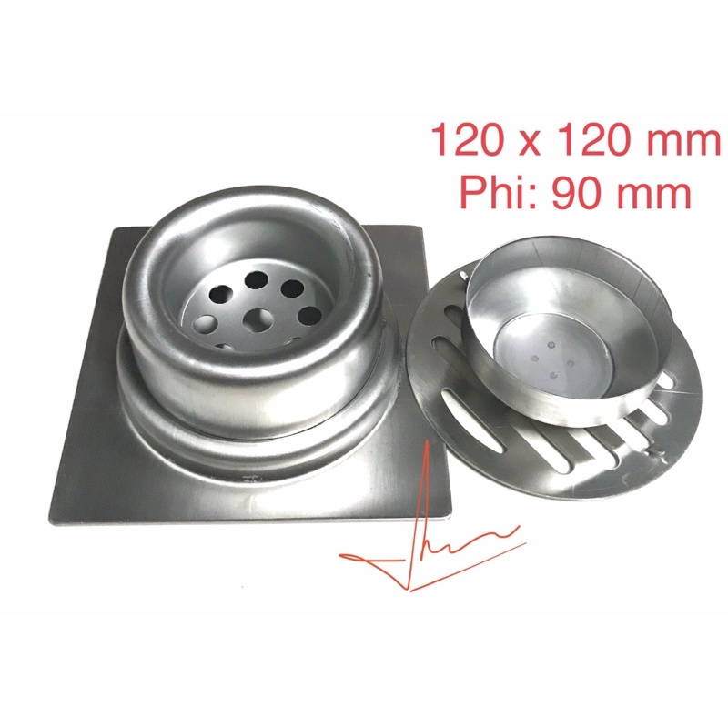 Phểu thu nước sàn cao cấp inox SUS 304 TOYOSHI