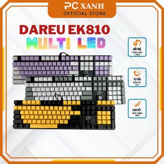 Bàn phím cơ gaming EK810 red- brown- blue switch có Led PC Gaming chính hãng Dareu bảo hành 24 tháng