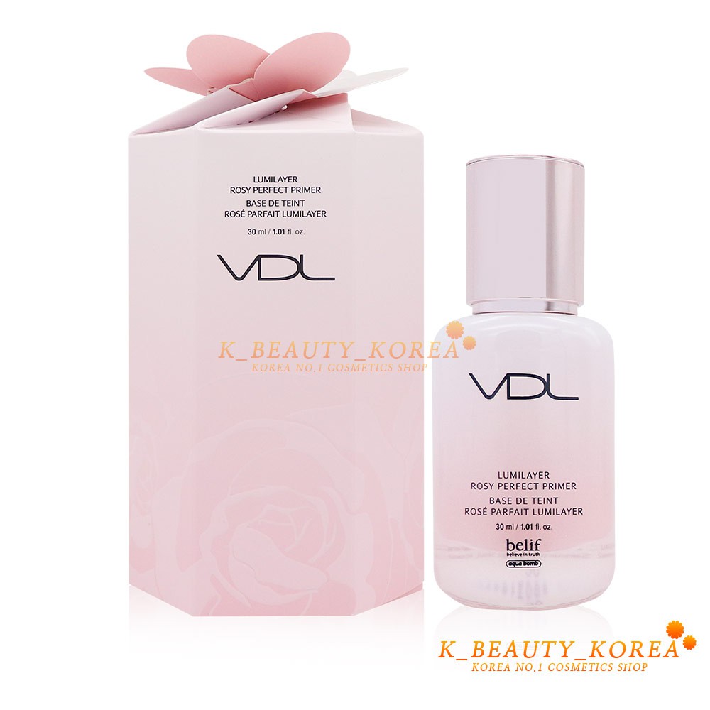 VDL Kem Lót Trang Điểm Cho Lớp Trang Điểm Hoàn Hảo 30ml SPF50+ & PA+++ / Rosy Perfect Primer Gift Edition