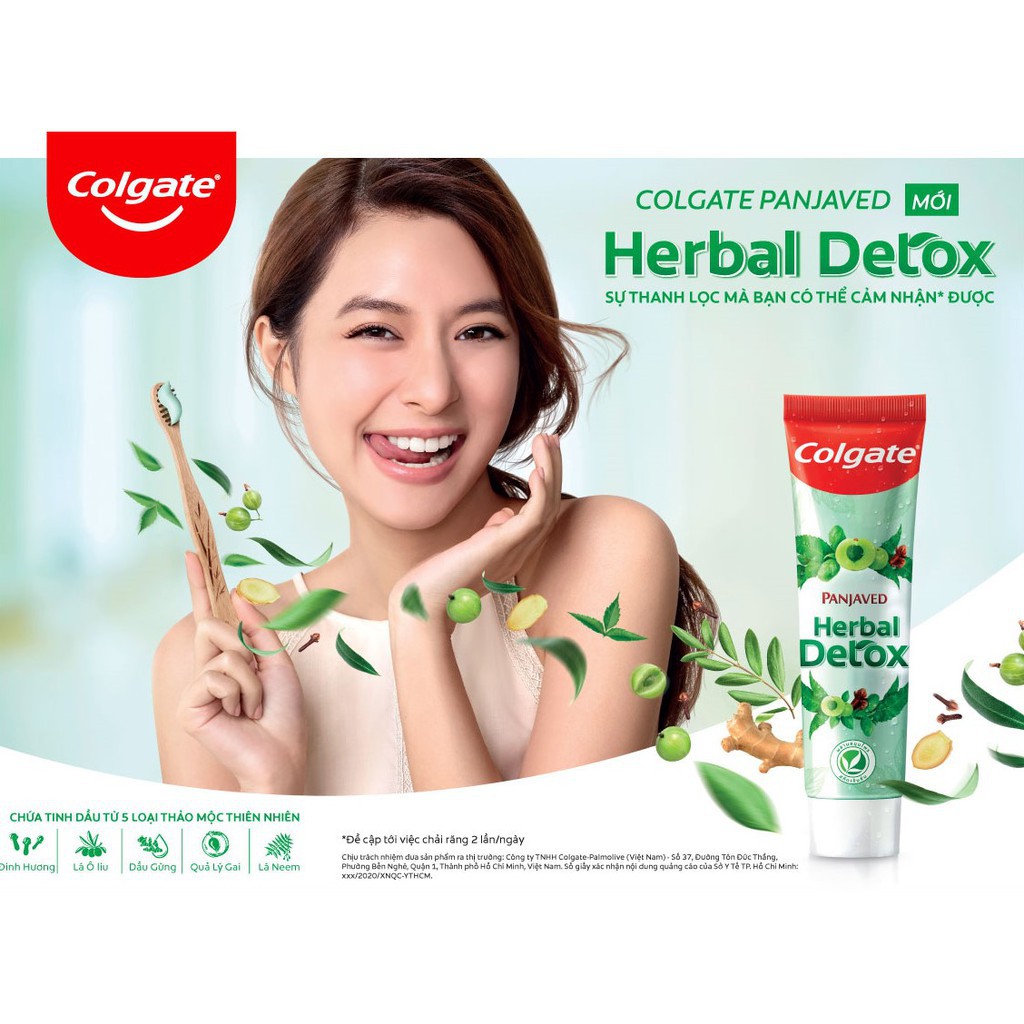 [Mã FMCGCOL giảm 8% đơn 250K] Bộ Chăm sóc răng miệng Colgate từ thiên nhiên: Kem đánh răng thảo mộc 120g + Nư