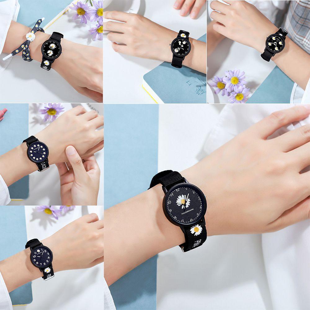EUCA Đồng Hồ Đeo Tay Dây Vải Nylon Thời Trang Thanh Lịch Dành Cho Nữ