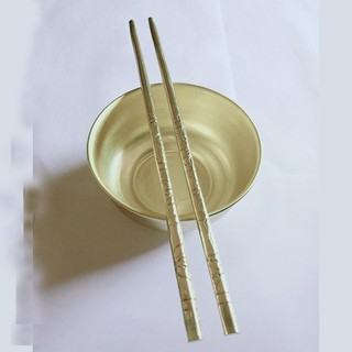 bộ bát đũa đồng phong thủy thờ cúng