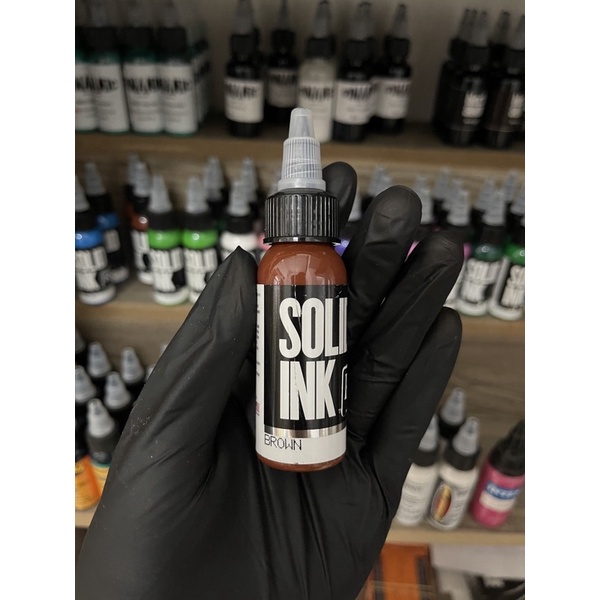 Mực xăm solid ink Brown chính hãng USA