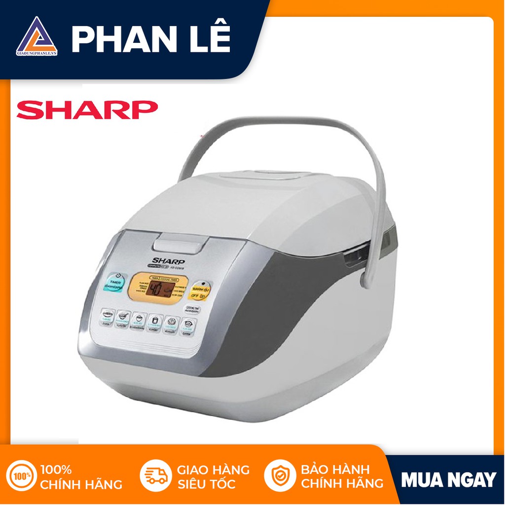 [Mã ELHADEV giảm 4% đơn 300K] Nồi cơm điện tử Sharp KS-COM18V