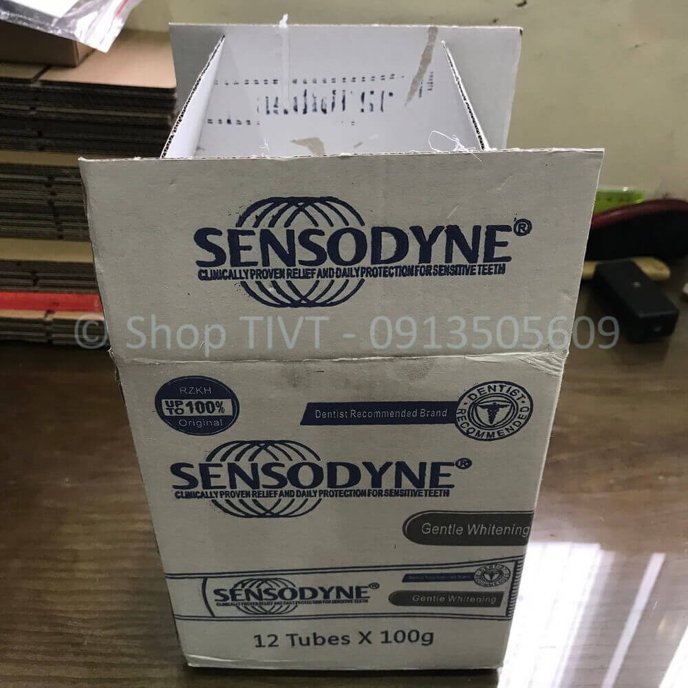 Kem đánh răng Sensodyne 100 mg, nhiều hương vị, giảm ê buốt, làm sạch, trắng răng, giúp hơi thở thơm mát tự nhiên-TIVT