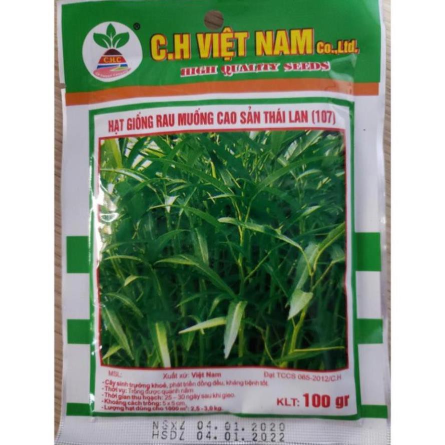 Hạt giống rau muống cao sản thái lan (107)