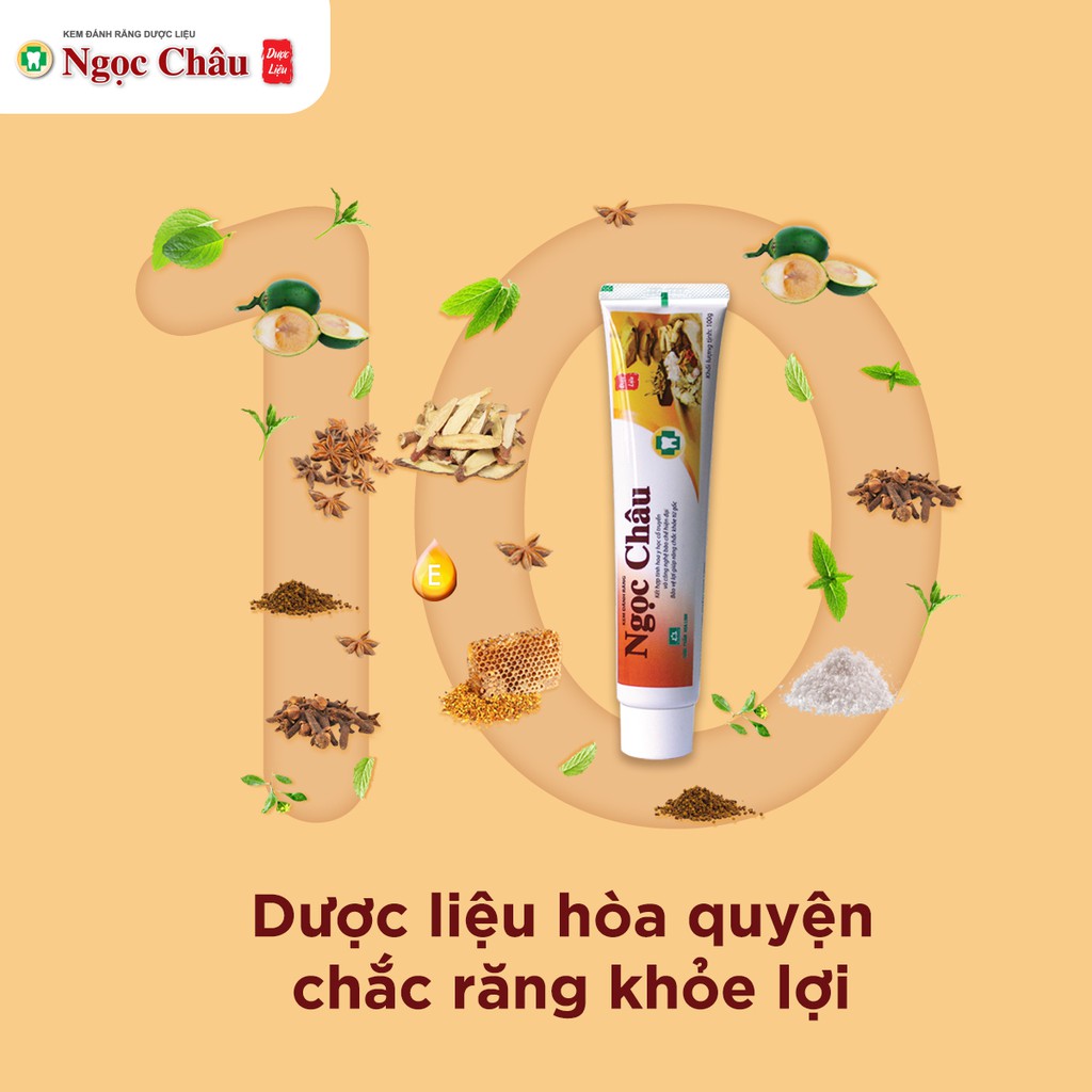 Kem đánh răng dược liệu Ngọc Châu Truyền Thống