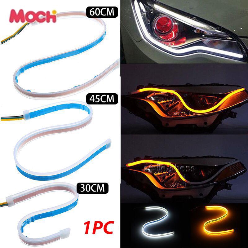 Dải đèn LED dùng trang trí đèn xe ô tô 30/45/60cm
