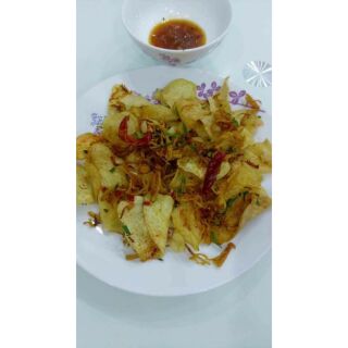 Khoai lang lắc khô gà 500gr