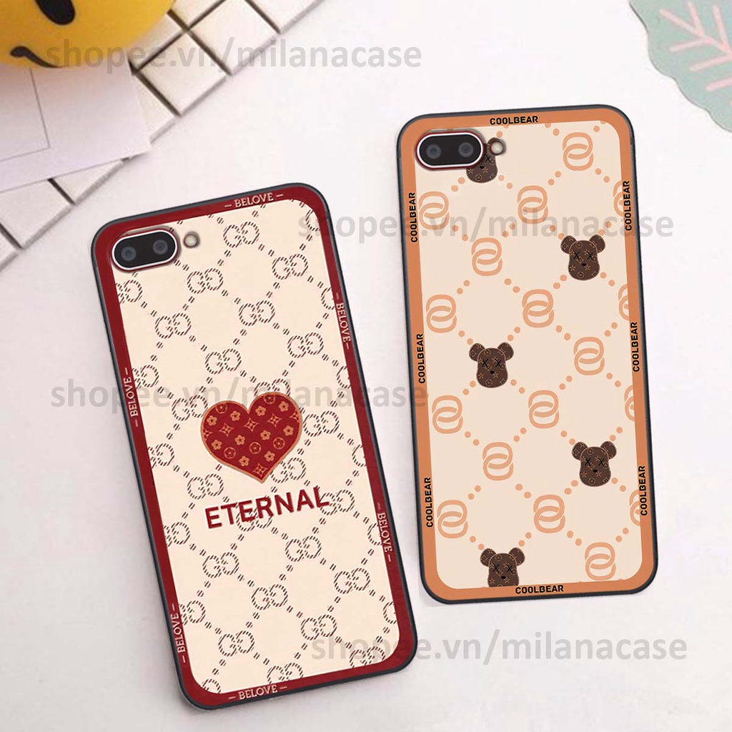 Ốp Oppo A3s / A1k hình trái tim be love tình yêu siêu đẹp, cá tính, thời trang