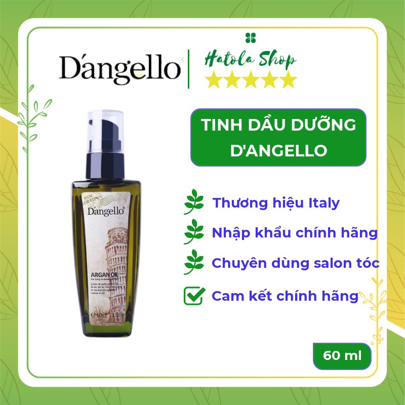 Tinh Dầu Dưỡng Tóc D'angello Argan Oil 60ml nhập khẩu Italy