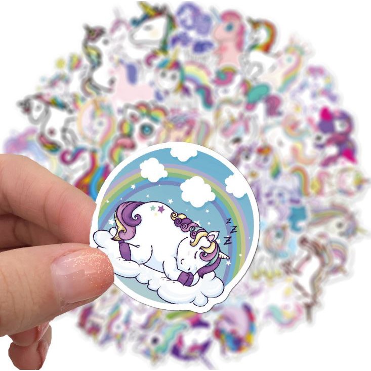 Sticker dán cao cấp Ngựa Pony Cực COOL ms#147