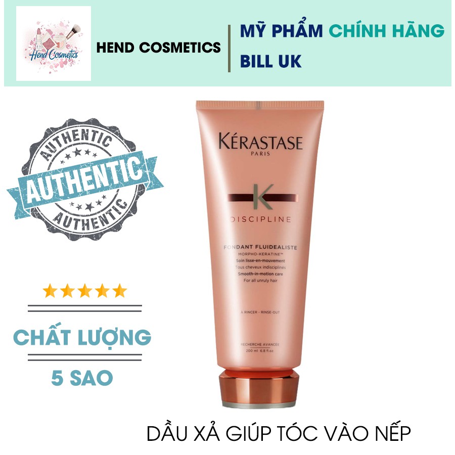 Set dầu gội xả giúp tóc suôn mượt vào nếp Kerastase Discipline Bain Fluidealiste