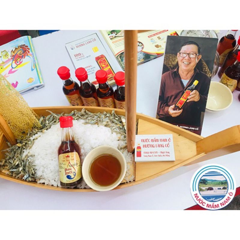 01 chai nước mắm nam ô, nước mắm nhỉ nguyên chất Hương làng cổ