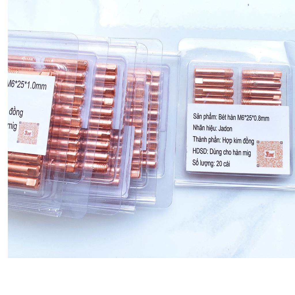Bộ bép hàn 20 cái cho máy HÀN MIG MINI dùng súng hàn AK15