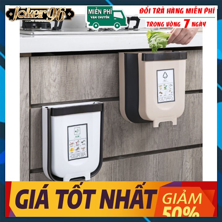 Thùng Rác Gấp Gọn Thông Minh, Treo Cửa Bếp Cửa Tủ Tiện Lợi