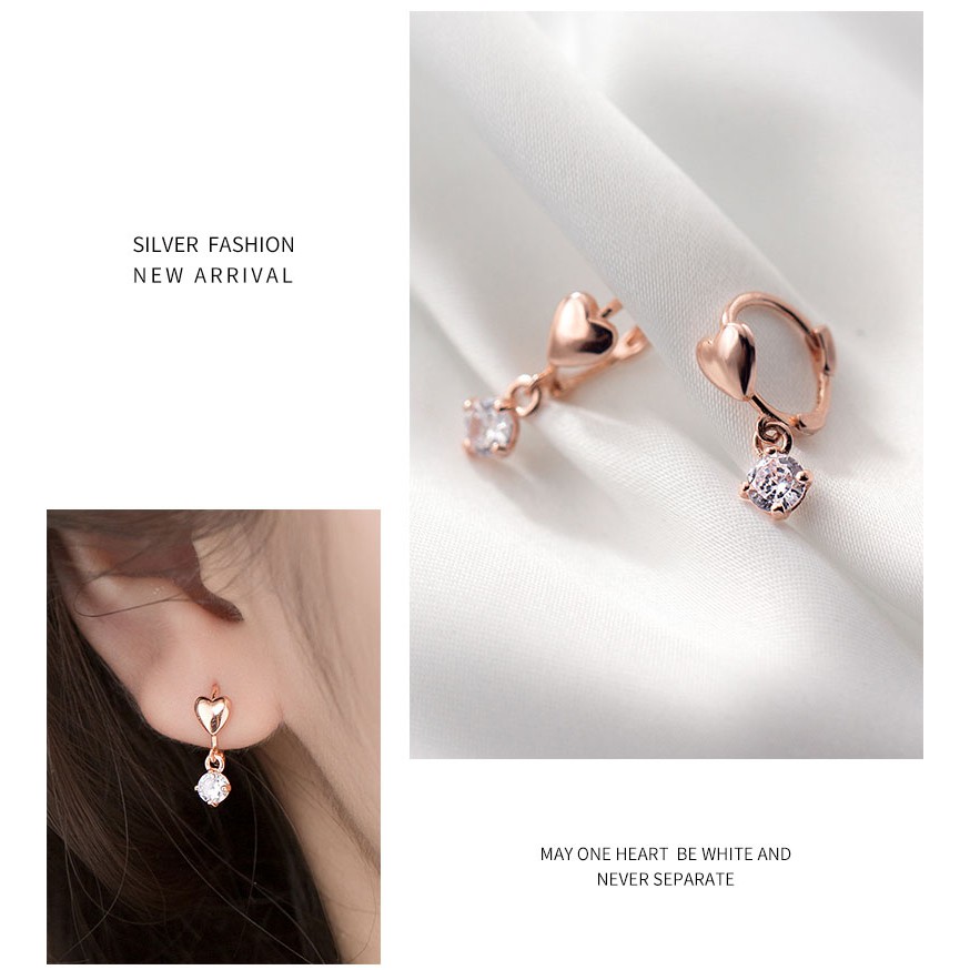 Khuyên tai bạc Ý s925 G6654 - AROCH Jewelry