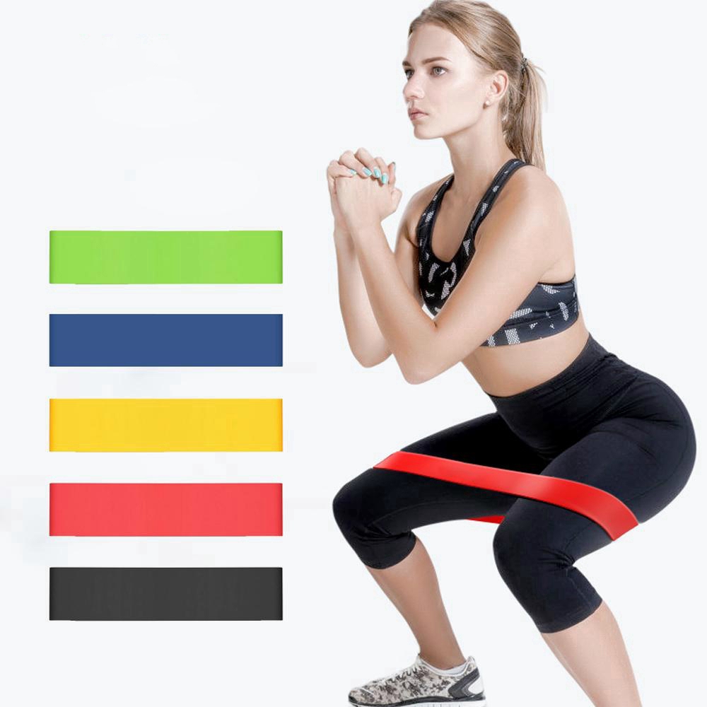 Dây cao su đàn hồi 0.35mm-1.1mm dùng cho tập luyện Yoga 5 màu tùy chọn