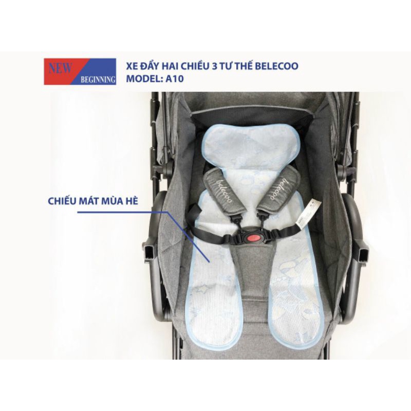 Xe đẩy 2 chiều New Beginning - Siêu nhẹ, gấp gọn, giảm sóc