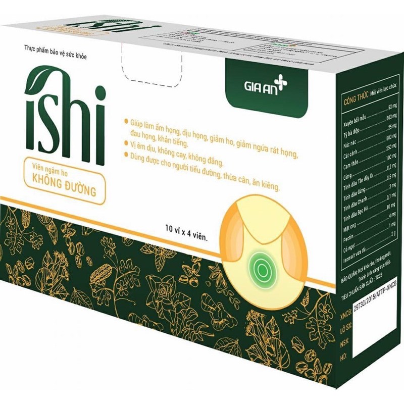 Viên ngậm Ishi Green - Giảm ho, long đàm - Vị thơm ngon - Vĩ 4 viên | BigBuy360 - bigbuy360.vn