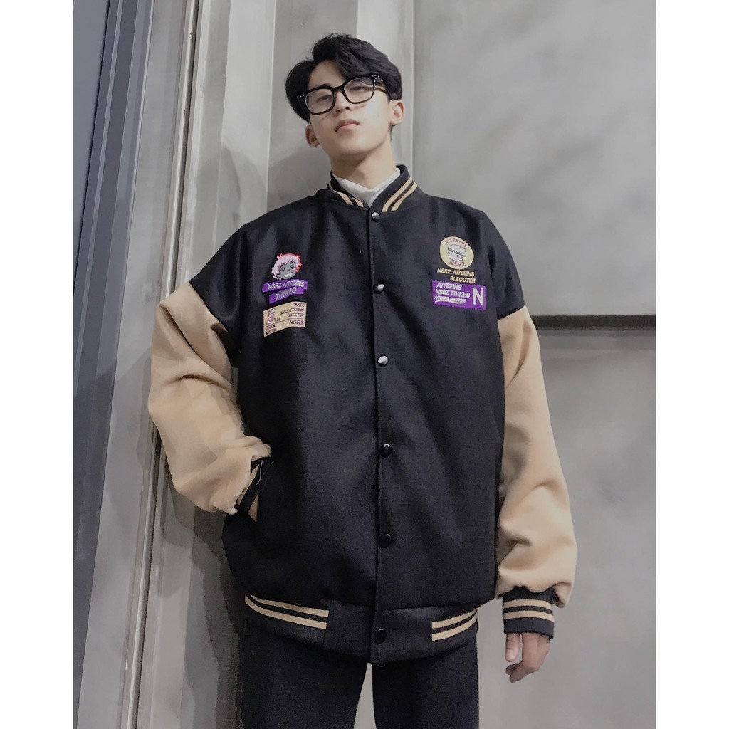 ÁO KHOÁC BOMBER DẠ NHUNG THÊU | BigBuy360 - bigbuy360.vn