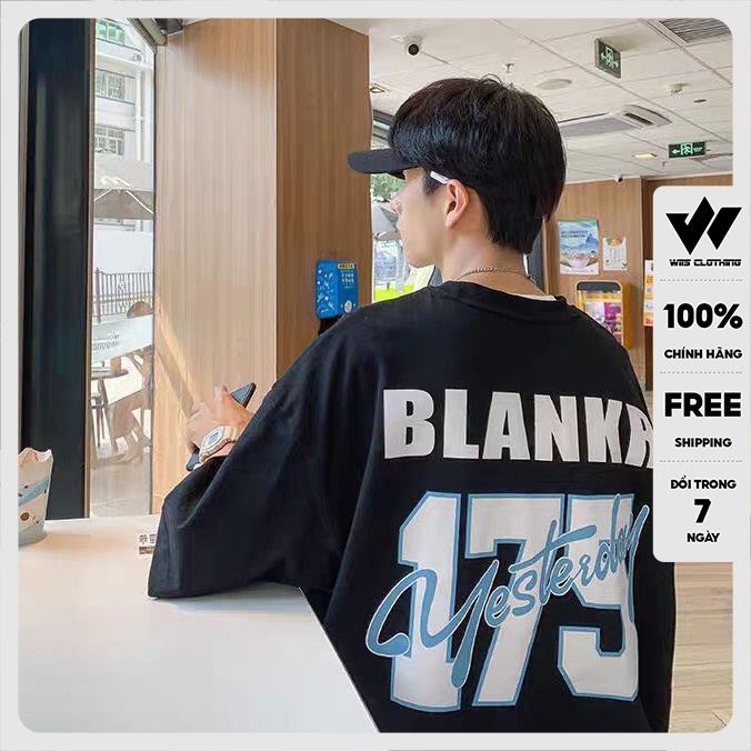 Áo thun tay lỡ unisex form rộng WIIS 175 phông rộng nam nữ phong cách oversize ulzzang