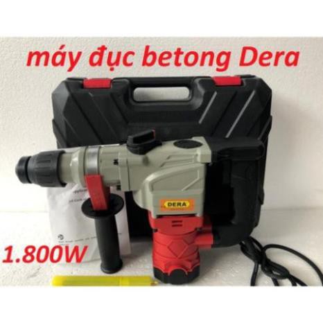 Máy khoan đục bê tông Dera công suất 1800w