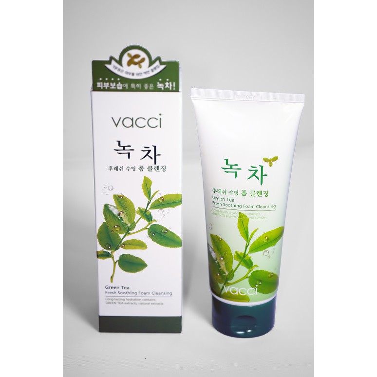 SỮA RỬA MẶT TINH CHẤT TRÀ XANH - GREEN TEA FRESH SOOTHING FOAM CLEANSING