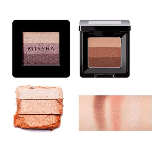 [Tạo Mắt Khói Thật Dễ Dàng] Phấn mắt 3 Màu Missha Triple Shadow 2g | BigBuy360 - bigbuy360.vn