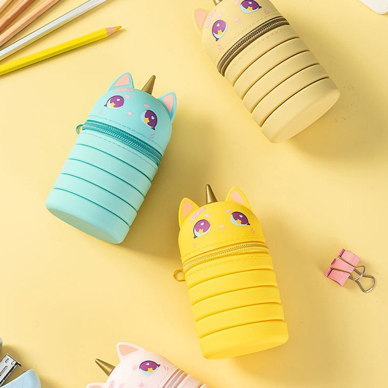 Túi Đựng Bút Bằng Silicone Chống Nước Sức Chứa Lớn