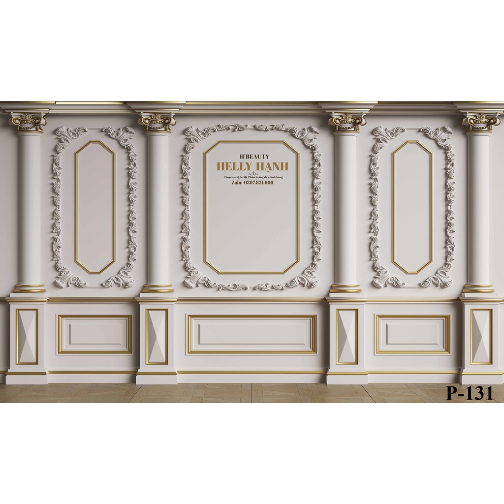 Tân cổ điện phào chỉ vàng sang trọng khổ rộng