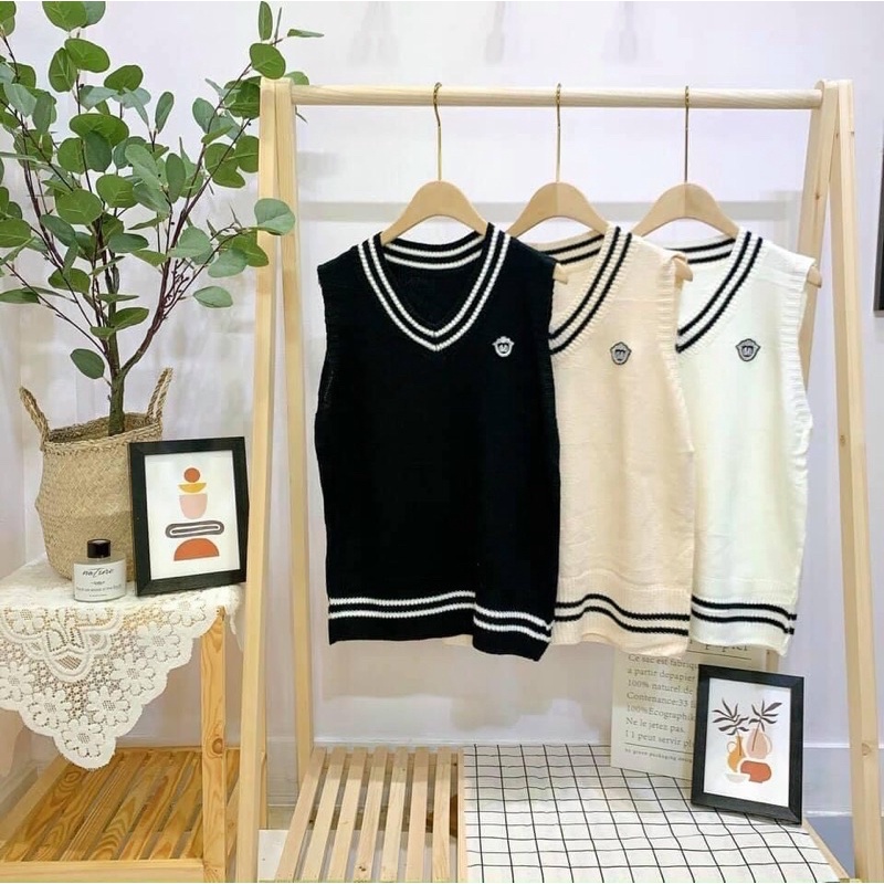 Áo len gile mác A mẫu mới Hàn Quốc siêu chất | BigBuy360 - bigbuy360.vn