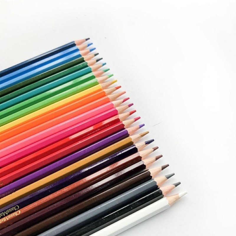 [Chính hãng] [Ảnh thật] Hộp bút chì màu ClassMate 18 màu có gọt chì