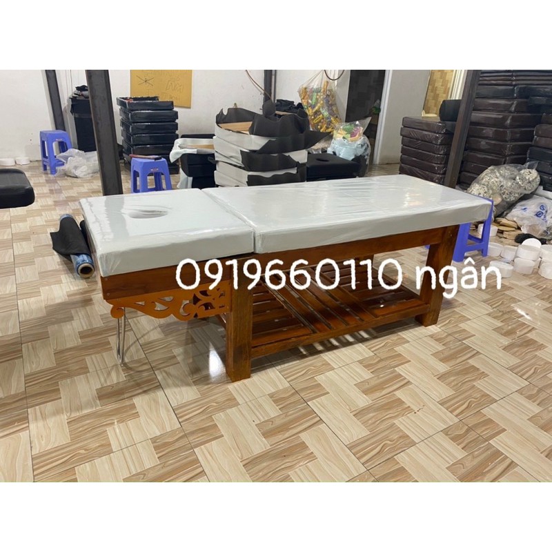 Giường gội 2in1 chân gỗ hoa văn bồn nhựa | BigBuy360 - bigbuy360.vn