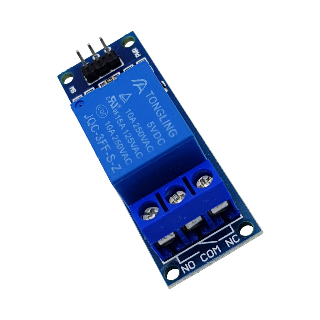 Module 1 relay với opto cách ly 5VDC kích mức thấp / kích mức cao để đóng ngắt nguồn điện công suất cao AC hoặc DC
