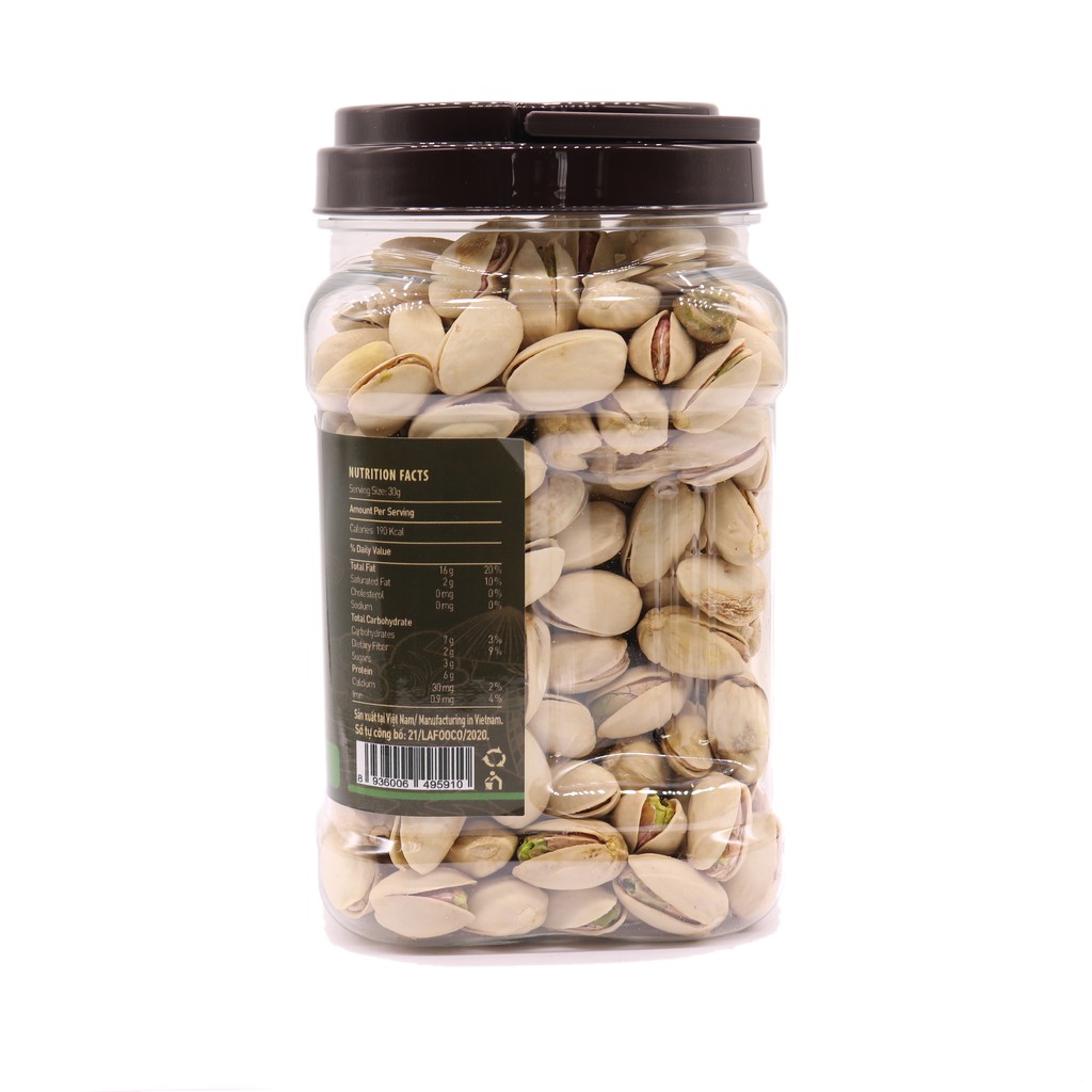 Hạt Dẻ Cười Sấy Không Muối LAFOOCO 380g Unsalted Pistachios