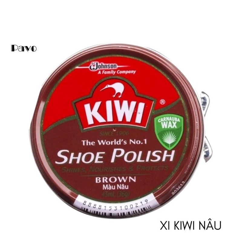 Xi đánh giày Kiwi, đen, không màu, nâu đủ màu Thái Lan, Chính Hãng