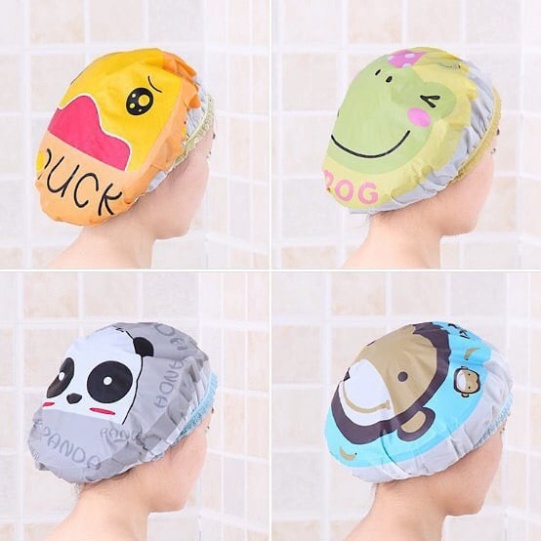 MŨ TRÙM ĐẦU Ủ TÓC KHI TẮM