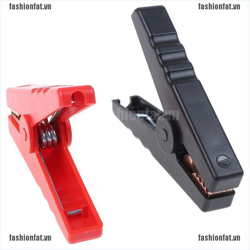 Bộ 2 Kẹp Cá Sấu Cách Nhiệt 100A Chất Lượng Cao Cho Xe Hơi