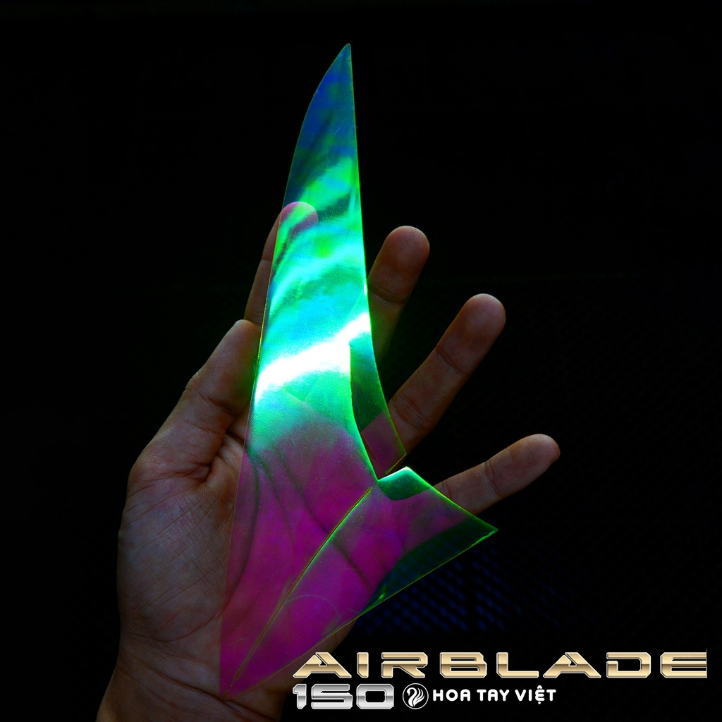 Decal chuyển màu DEMI cho xe AB 2016 - 2019 bảo vệ ĐÈN ĐỊNH VỊ Airblade 2016 - 2019