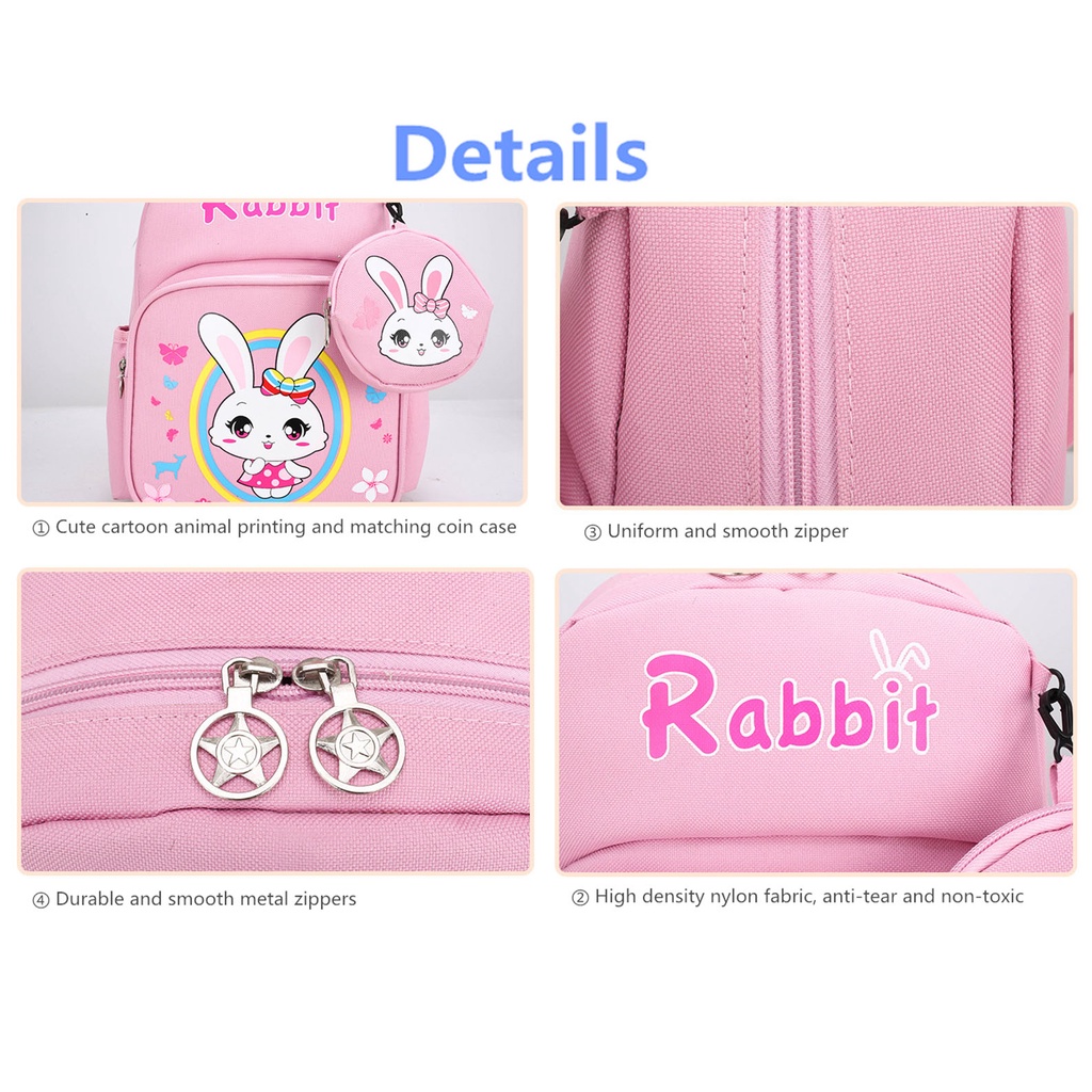 Balo cho bé trai bé gái đi học mẫu giáo mầm non cho bé từ 2 - 5 tuổi chống thấm nước, siêu nhẹ, kích thước nhỏ gọn