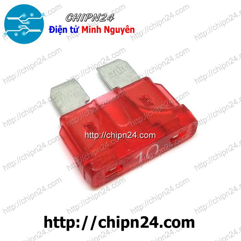 [10 CÁI] (F70) Cầu chì ô tô 4S 10A Lớn